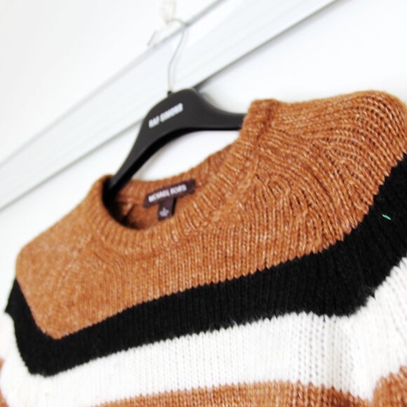 BNWT AW20 MICHAEL KORS STRIPED SWEATER XL - Picture 4 of 10